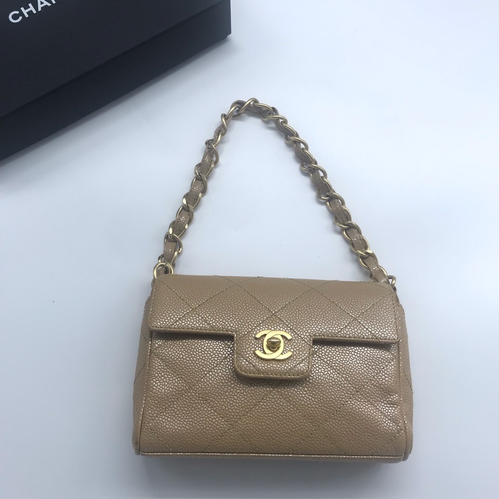 Chanel Mini Caviar Flap Bag - Picture 2 of 7
